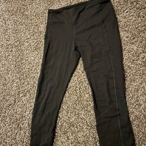 Green Lululemon leggings!